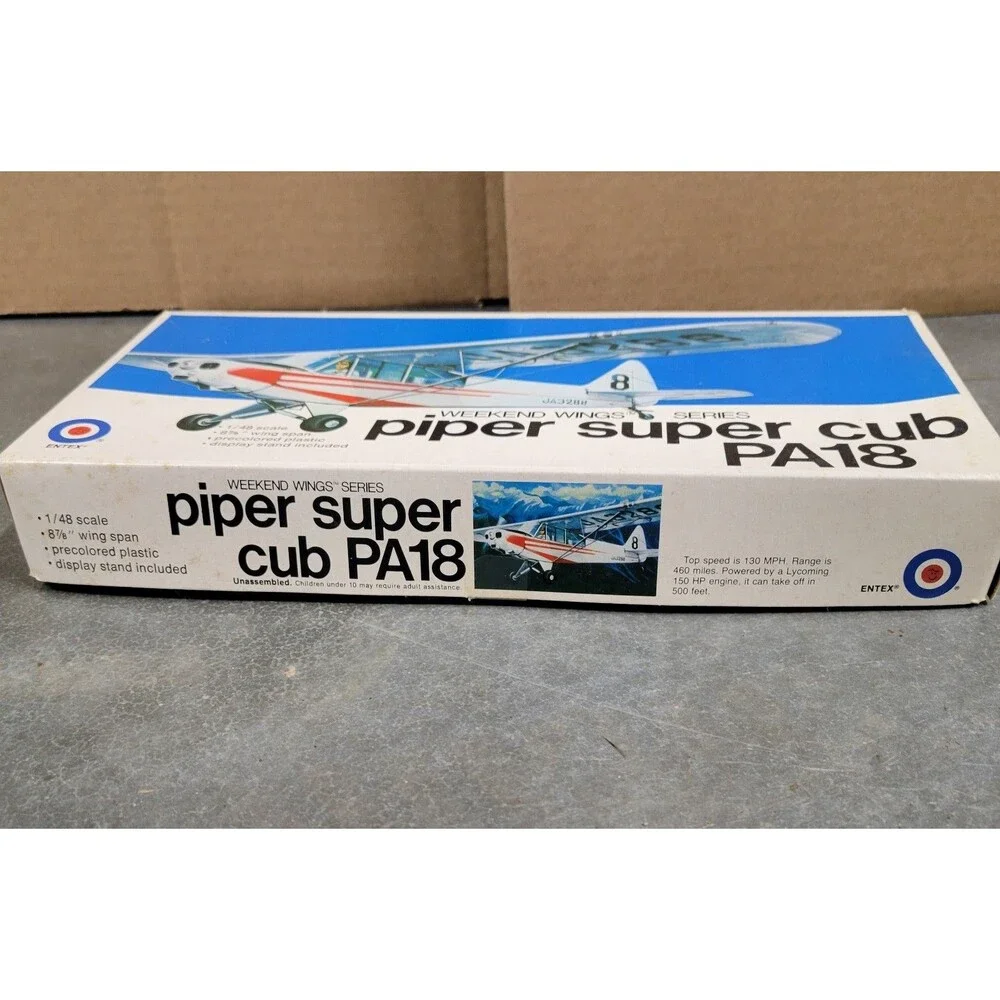 Piper Super Cub PA18 Model Airplane Not Assembled Weekend Wings Series